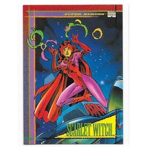 1993 Skybox Marvel Trading Card SCARLET WITCH Card #64 Female Super Hero